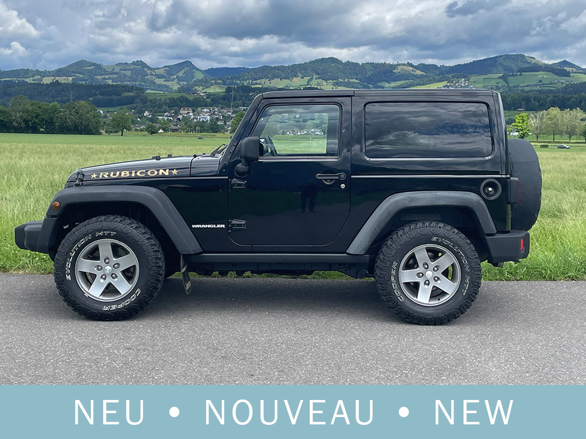 Jeep Wrangler Rubicon 2.8 CRD Automatic Hardtop schwarz 2012