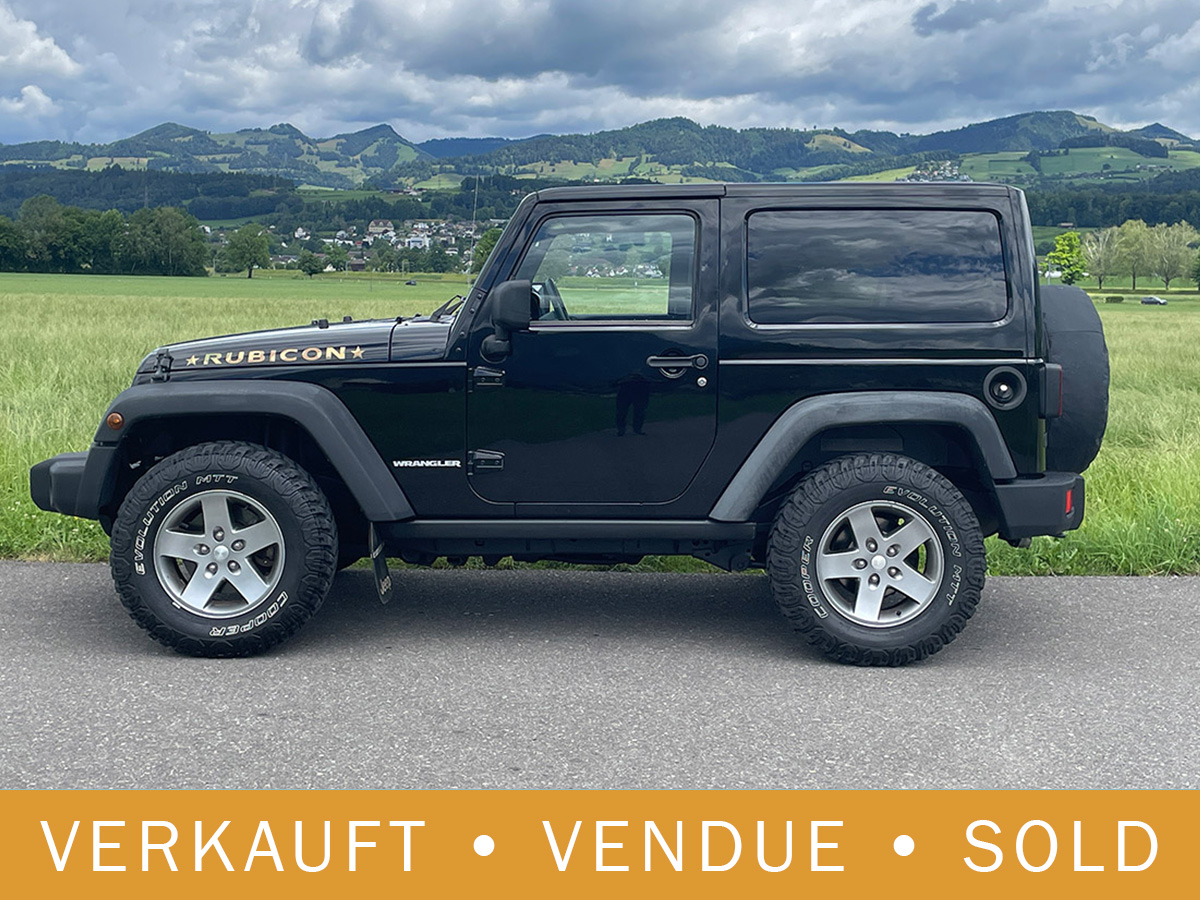 Jeep Wrangler Rubicon 2.8 CRD Automatic Hardtop schwarz 2012