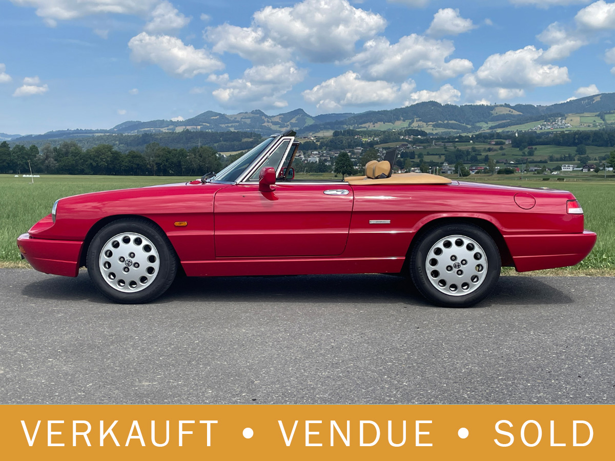 Alfa Romeo Spider 2.0 Serie IV rot 1992