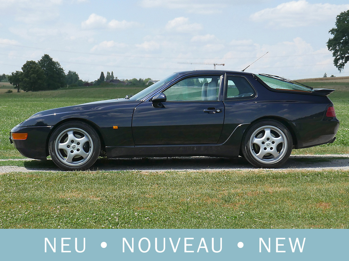 Porsche 968 Coupé Targa dunkelblau metallic Leder marmorgrau 1994