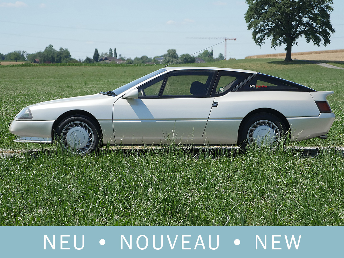 Renault Alpine V6 Turbo weiss 1989