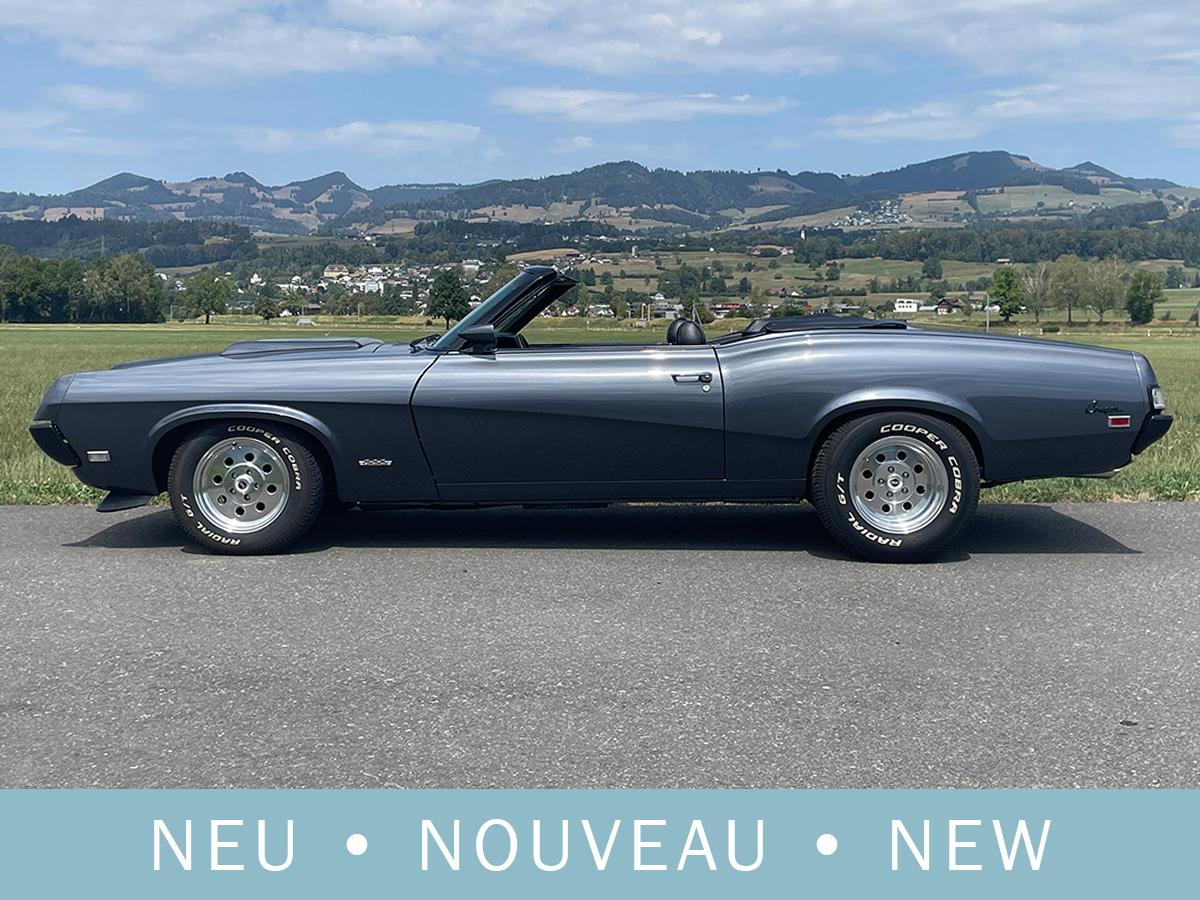 Ford Mercury Cougar XR-7 Convertible 390 cui Big Block Anthrazit 1969
