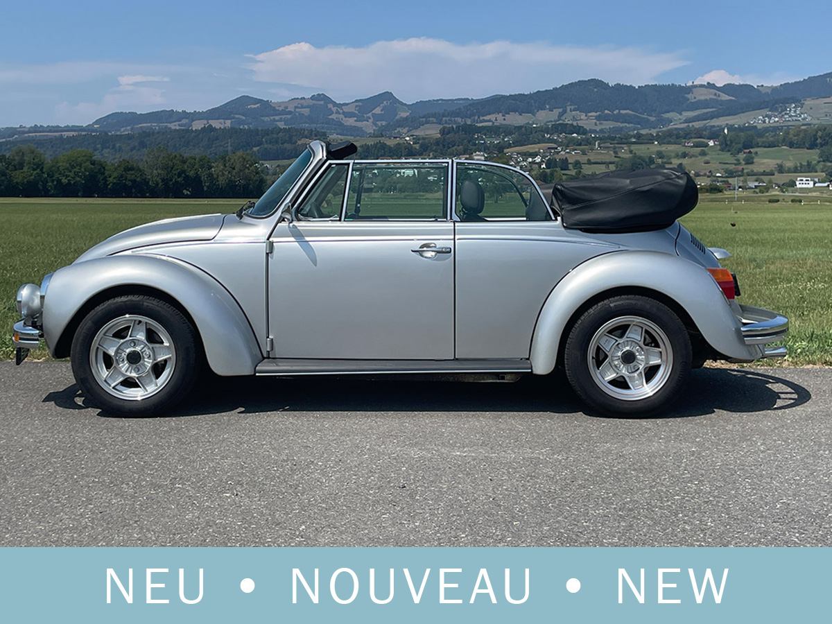 VW Käfer 1303 Cabriolet Memminger silber 1973