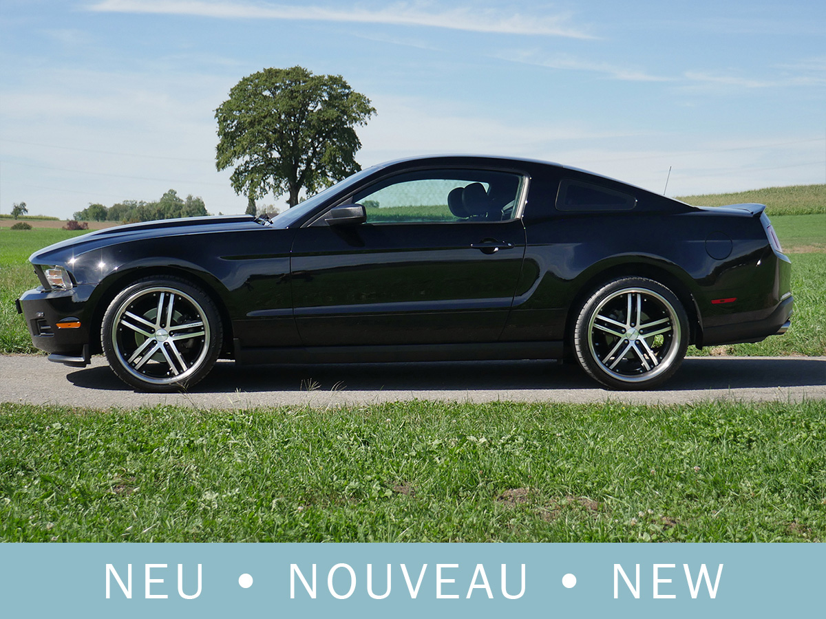 Ford Mustang GT 3.7 V6 6-Speed manual schwarz 2012
