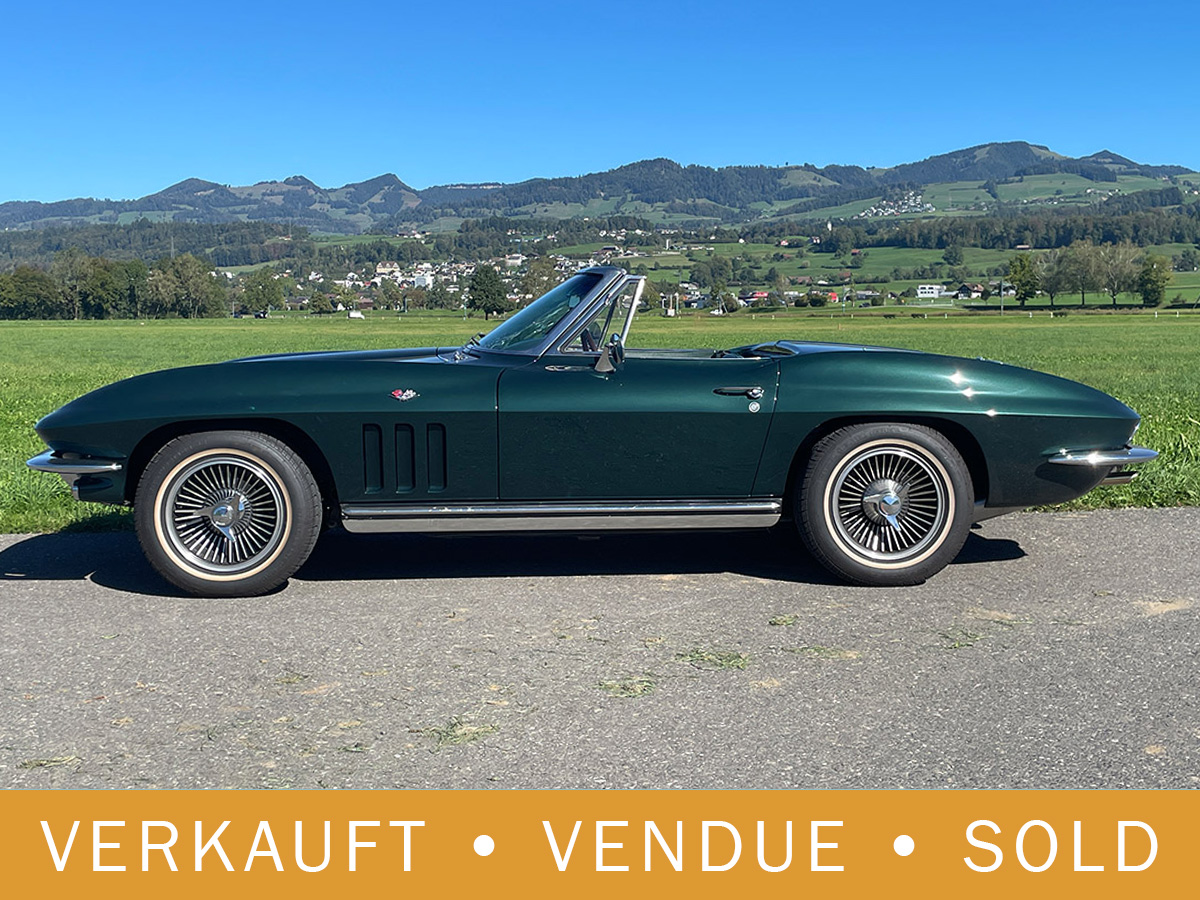 Chevrolet Corvette Stingray C2 327 cui 300 HP darkgreen 1965
