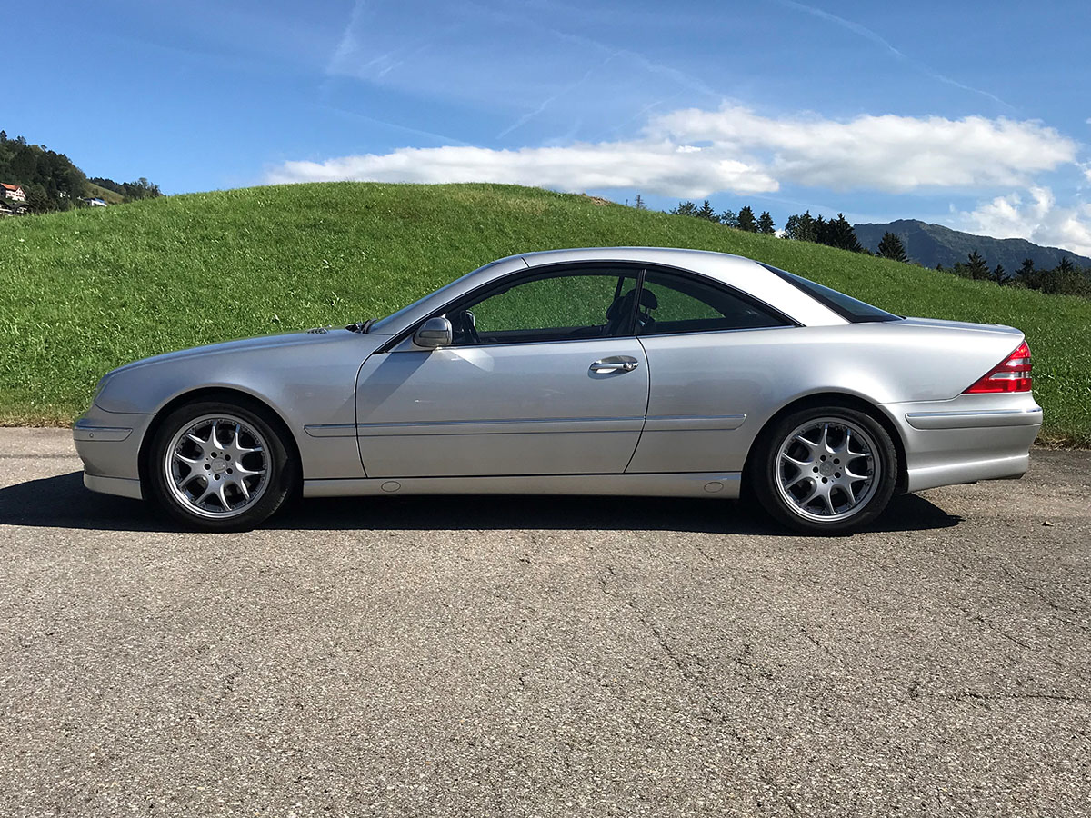 mercedes benz cl 500 coupe brabus silber 2001 0000 Ebene 14