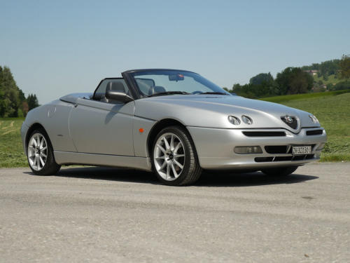 alfa romeo spider 2-0 TS silber 1999 0007 8