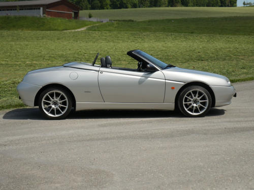 alfa romeo spider 2-0 TS silber 1999 0016 17