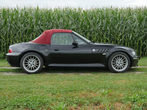 bmw z3 3-0 roadster schwarz rot 2001 0007 8