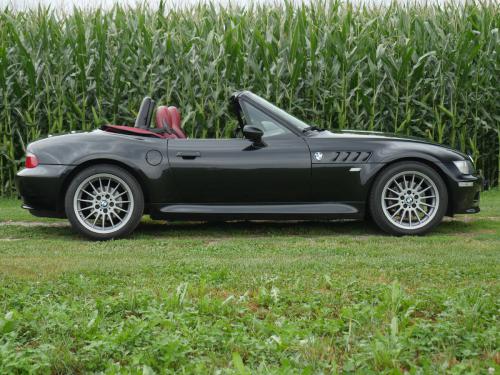 bmw z3 3-0 roadster schwarz rot 2001 0008 9