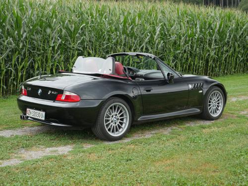 bmw z3 3-0 roadster schwarz rot 2001 0009 10