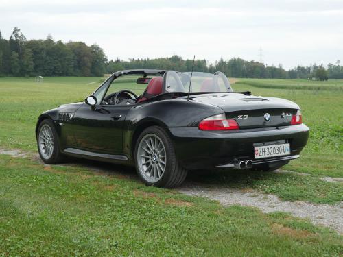 bmw z3 3-0 roadster schwarz rot 2001 0011 12