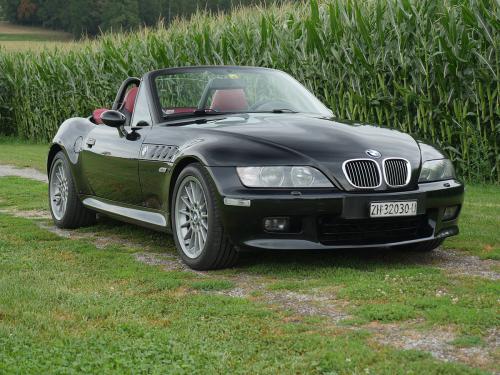 bmw z3 3-0 roadster schwarz rot 2001 0012 13