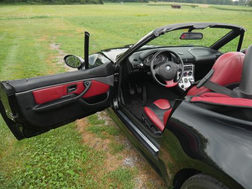 bmw z3 3-0 roadster schwarz rot 2001 0014 15