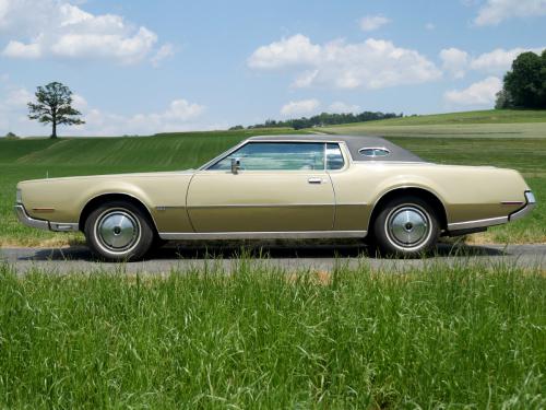 ford lincoln continental mark IV gray gold metallic 1972 0000 1