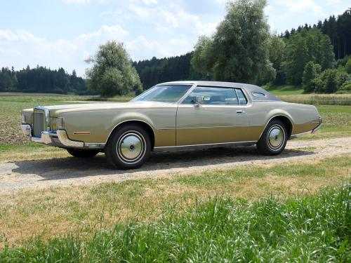 ford lincoln continental mark IV gray gold metallic 1972 0001 2