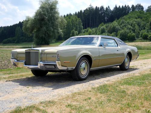 ford lincoln continental mark IV gray gold metallic 1972 0002 3