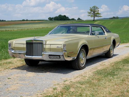 ford lincoln continental mark IV gray gold metallic 1972 0008 9