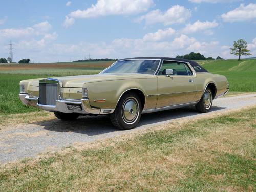 ford lincoln continental mark IV gray gold metallic 1972 0009 10