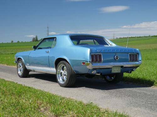 ford mustang grande 302 v8 blau 1970 0004 5