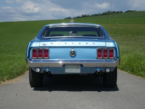 ford mustang grande 302 v8 blau 1970 0006 7