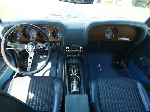ford mustang grande 302 v8 blau 1970 0009 10