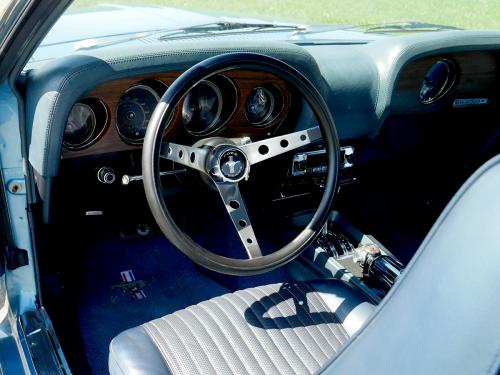 ford mustang grande 302 v8 blau 1970 0010 11