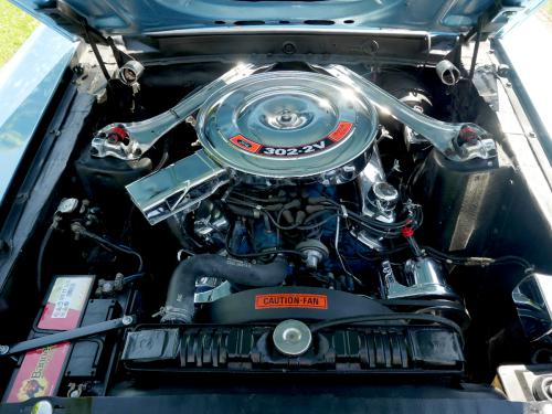 ford mustang grande 302 v8 blau 1970 0014 15