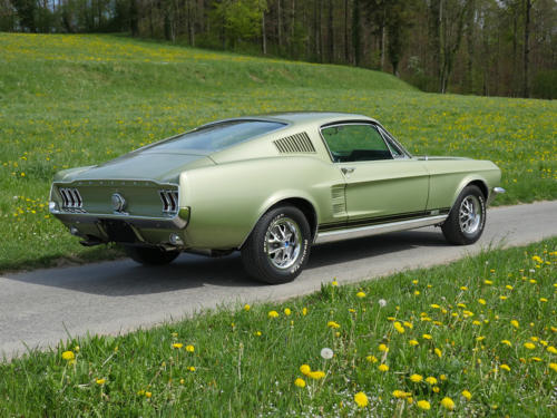 ford mustang gt s-code v8 390cui green 1967 0018 19