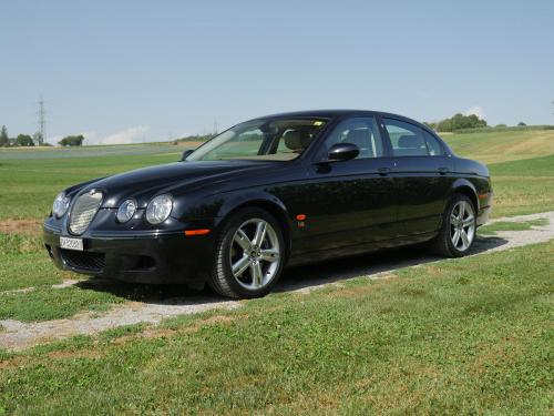 jaguar s-type 4-2 sc schwarz beige 2007 0001 2