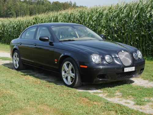 jaguar s-type 4-2 sc schwarz beige 2007 0003 4