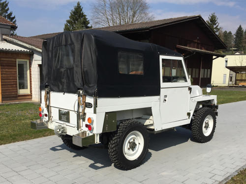 land rover lightweight military 88 III weiss 1976 0003 4