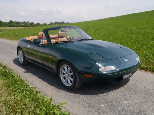 mazda mx-5 1-8i racing green beige leder 1995 0001 2