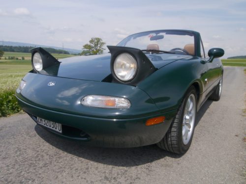 mazda mx-5 1-8i racing green beige leder 1995 0009 10