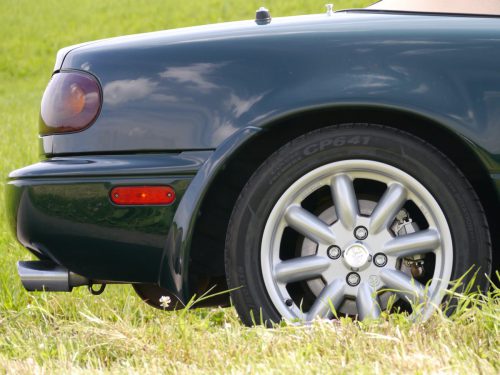 mazda mx-5 1-8i racing green beige leder 1995 0014 15
