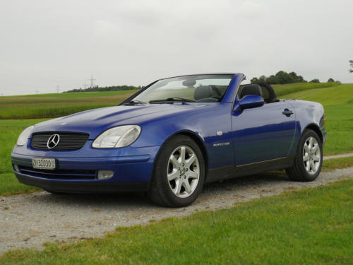 mercedes benz 230 slk automatic dunkelblau metallic 1999 0001 2