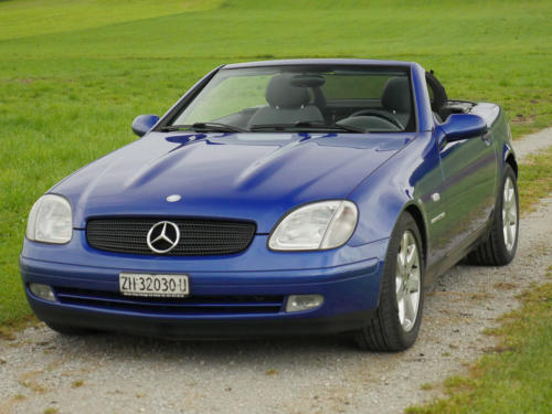 mercedes benz 230 slk automatic dunkelblau metallic 1999 0002 3