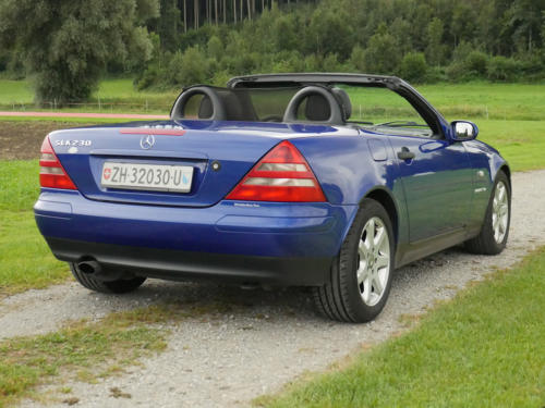 mercedes benz 230 slk automatic dunkelblau metallic 1999 0007 8