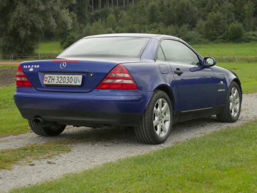 mercedes benz 230 slk automatic dunkelblau metallic 1999 0008 9