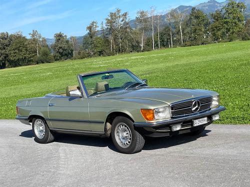 mercedes benz 280 sl r107 roadster silberdistelgruen 1981 0001 IMG 2