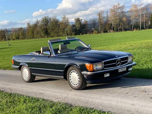 mercedes benz 300 sl cabriolet R107 dunkelblau 1989 0001 IMG 2