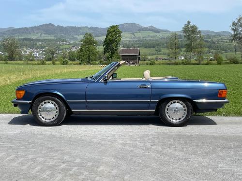 mercedes benz 300 sl r107 blau 1988 0000 IMG 1