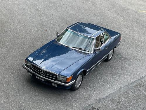 mercedes benz 300 sl r107 blau 1988 0007 IMG 8