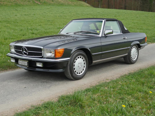 mercedes benz 300 sl r107 schwarz 1989 0002 3