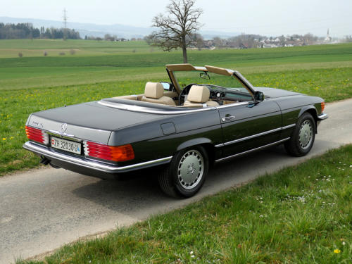 mercedes benz 300 sl r107 schwarz 1989 0008 9