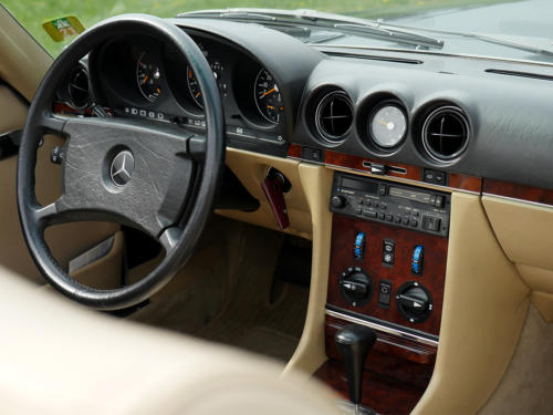 mercedes benz 300 sl r107 schwarz 1989 0011 12