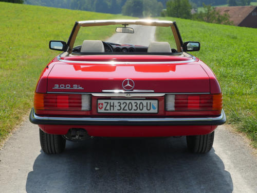 mercedes benz 300sl r107 rot 1987 0004 5