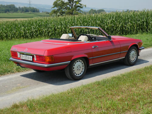 mercedes benz 300sl r107 rot 1987 0005 6