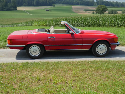 mercedes benz 300sl r107 rot 1987 0006 7