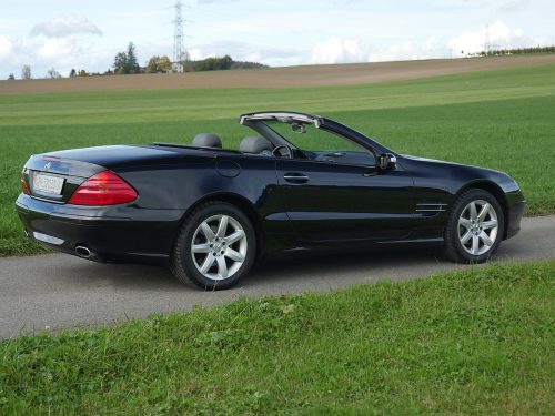 mercedes benz 350 sl w230 Cabriolet schwarz grau 2004 0006 7